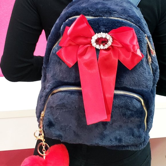 Faux Fur Backpack NWT